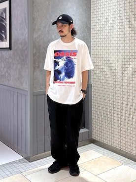「アイテム（デニムパンツ）」を使った、モリタさん（メンズ・171cm・30代）の夏コーディネート