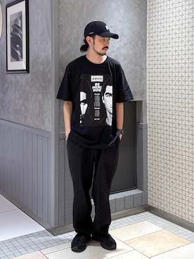 「アイテム（デニムパンツ）」を使った、モリタさん（メンズ・171cm・30代）の夏コーディネート