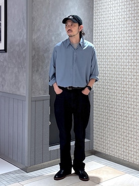 「アイテム（ブーツ）」を使った、モリタさん（メンズ・171cm・30代）の夏コーディネート