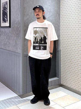 「アイテム（デニムパンツ）」を使った、モリタさん（メンズ・171cm・30代）の夏コーディネート