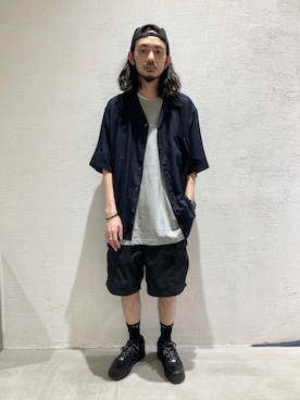 「fragment design（フラグメントデザイン）のアイテム」を使った、モリタさん（メンズ・171cm）の夏コーディネート
