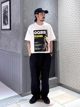 「アイテム（デニムパンツ）」を使った、モリタさん（メンズ・171cm・30代）の夏コーディネート