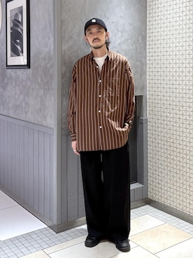 「アイテム（ジャケット/アウター）」を使った、モリタさん（メンズ・171cm・30代）の秋コーディネート