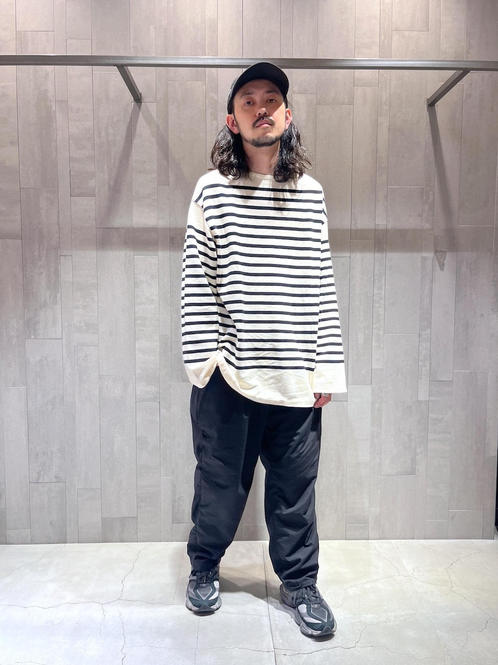 blurhms ROOTSTOCK/ブラームスルーツストック】 Border Basque Shirtを
