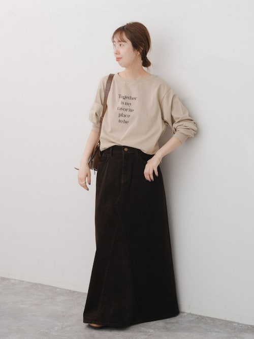 ストレッチコーデュロイスカート（スカート）｜Spick & Span（スピック