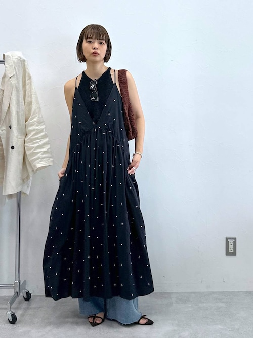 A part byドットシシュウキャミワンピース A part by ワンピース ドットシシュウキャミワンピース