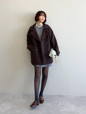 「アイテム（ネックレス）」を使った、ａｉｋａさん（レディース・168cm・30代）の冬コーディネート