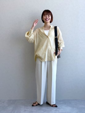 「A part by（アパートバイ）の【2WAY】フトベルトショルダーバッグ（ショルダーバッグ）」を使った、ａｉｋａさん（レディース・168cm）の春コーディネート