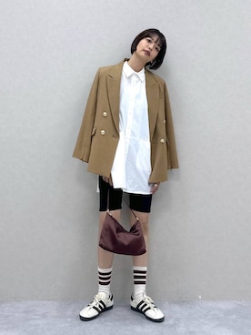 「e/rm（イーアールエム）のアイテム（バッグ）」を使った、ａｉｋａさん（レディース・168cm）の秋コーディネート