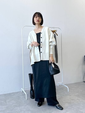 「A part by（アパートバイ）のヒールローファー（ローファー）」を使った、ａｉｋａさん（レディース・168cm）の秋コーディネート