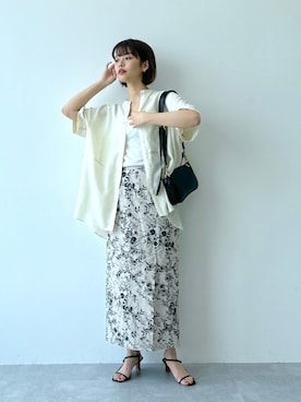 「A part by（アパートバイ）の【2WAY】フトベルトショルダーバッグ（ショルダーバッグ）」を使った、ａｉｋａさん（レディース・168cm）の春コーディネート