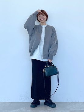 「アパートバイローリーズ」｜「アイテム（スウェット）」を使った、ａｉｋａさん（レディース・168cm）の冬コーディネート