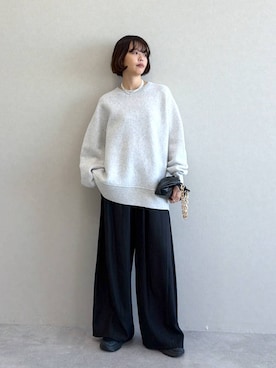 「アイテム（ネックレス）」を使った、ａｉｋａさん（レディース・168cm・30代）の冬コーディネート