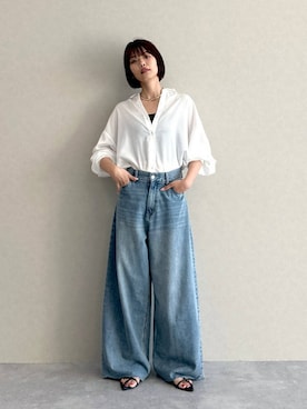 「e/rm」｜「アイテム（アクセサリー）」を使った、ａｉｋａさん（レディース・168cm）の夏コーディネート