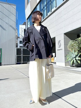 「アイテム（トレンチコート）」を使った、ａｉｋａさん（レディース・168cm・30代）の冬コーディネート