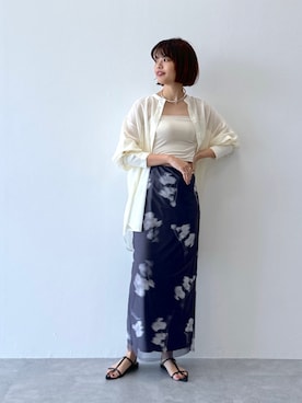 「アパートバイローリーズ」｜「アイテム（キャミソール）」を使った、ａｉｋａさん（レディース・168cm）の春コーディネート