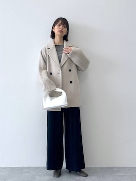 「アイテム（チェスターコート）」を使った、ａｉｋａさん（レディース・168cm・30代）の秋コーディネート