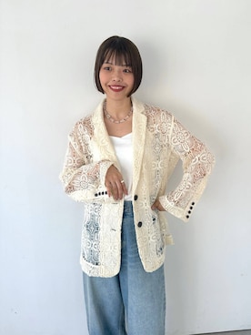 「A part by（アパートバイ）のルーズデニム（デニムパンツ）」を使った、ａｉｋａさん（レディース・168cm）の春コーディネート
