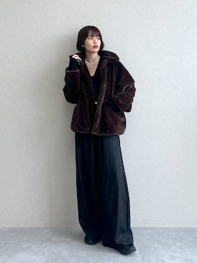 「アイテム（その他アウター）」を使った、ａｉｋａさん（レディース・168cm・30代）の秋コーディネート