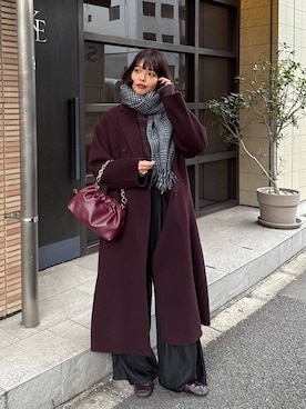 「アイテム（チェスターコート）」を使った、ａｉｋａさん（レディース・168cm・30代）の秋コーディネート
