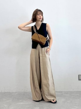 「A part by（アパートバイ）のネックカフ（ネックレス）」を使った、ａｉｋａさん（レディース・168cm）の夏コーディネート