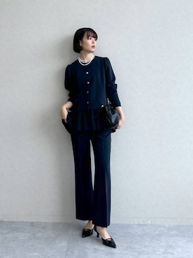 「アイテム（パンツドレス）」を使った、ａｉｋａさん（レディース・168cm）の冬コーディネート