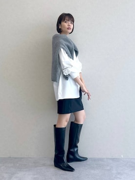 「e/rm（イーアールエム）のアイテム」を使った、ａｉｋａさん（レディース・168cm）の秋コーディネート