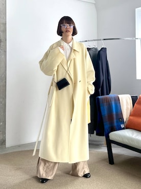 「アイテム（シャツワンピース）」を使った、ａｉｋａさん（レディース・168cm）の秋コーディネート