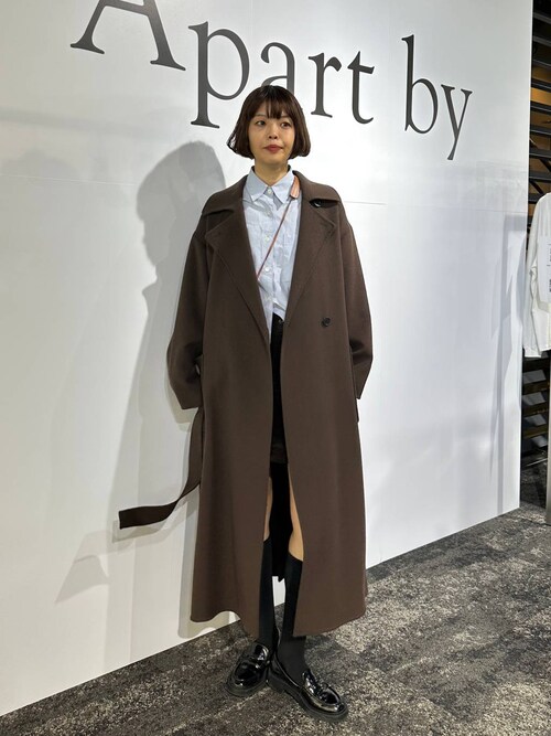 apart by lowrys �{��������������̃X�e���J���[�R�[�g�u�J�V�[�v3WAY�X�^���h�����O�R�[�g�iA part by�b�A�p�[�g�o�C�j�v���g�����R�[�f�B�l�[�g