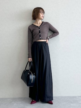「アイテム（アクセサリー）」を使った、ａｉｋａさん（レディース・168cm・30代）の秋コーディネート
