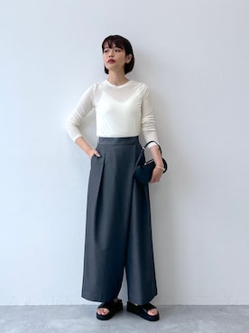 「e/rm（イーアールエム）のアイテム」を使った、ａｉｋａさん（レディース・168cm）の夏コーディネート