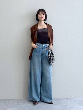 「e/rm（イーアールエム）のアイテム（トップス）」を使った、ａｉｋａさん（レディース・168cm）の夏コーディネート