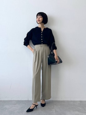 「お仕事コーデ_apart by lowrys」｜ａｉｋａさん（レディース・168cm）の秋コーディネート