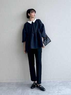 「アイテム（パンツドレス）」を使った、ａｉｋａさん（レディース・168cm）の冬コーディネート