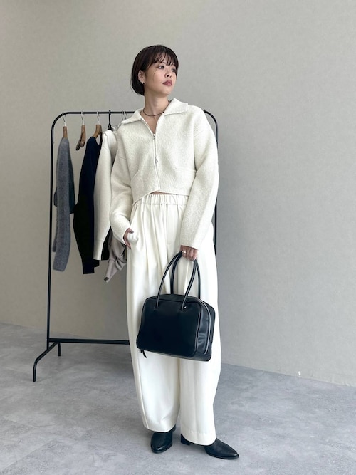 セール】ラメエリZIPカーディガン（カーディガン/ボレロ）｜A part by