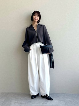 「A part by（アパートバイ）のヒールローファー（ローファー）」を使った、ａｉｋａさん（レディース・168cm）の春コーディネート