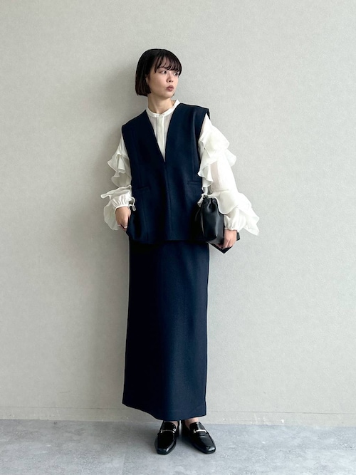 セレモニー】ツイードライクセットアップ（ワンピース）｜A part by