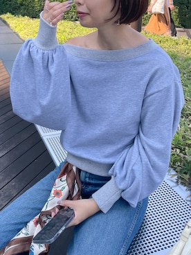 「アイテム（スウェット）」を使った、ａｉｋａさん（レディース・168cm・30代）の秋コーディネート