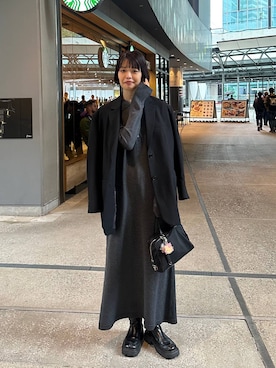 「アイテム（ワンピース/ドレス）」を使った、ａｉｋａさん（レディース・168cm・30代）の秋コーディネート