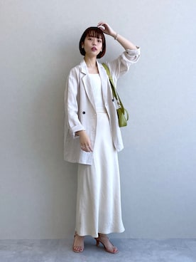 「A part by（アパートバイ）の【2WAY】フトベルトショルダーバッグ（ショルダーバッグ）」を使った、ａｉｋａさん（レディース・168cm）の春コーディネート