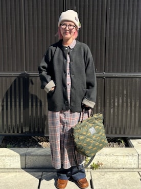 「アイテム（シャツワンピース）」を使った、FREAK'S STORE HEAD OFFICE WOMENさん（レディース・160cm）の秋コーディネート