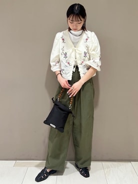 「Freada（フリーダ）のアイテム」を使った、FREAK'S STORE HEAD OFFICE WOMENさん（レディース・164cm）の春コーディネート