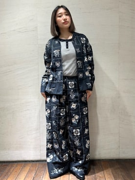 「アイテム（その他シューズ）」を使った、FREAK'S STORE HEAD OFFICE WOMENさん（レディース・163cm）の秋コーディネート
