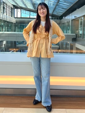 「マクラメ」｜FREAK'S STORE HEAD OFFICE WOMENさん（レディース・159cm）の冬コーディネート