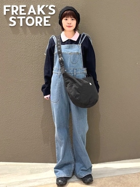 「SOMETHING（サムシング）のアイテム」を使った、FREAK'S STORE HEAD OFFICE WOMENさん（レディース・151cm）の冬コーディネート