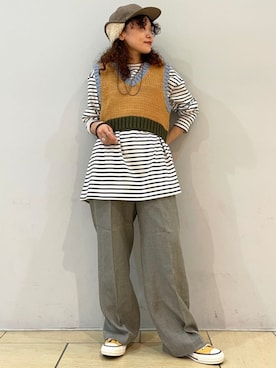 「freada」｜FREAK'S STORE HEAD OFFICE WOMENさん（レディース・149cm）の秋コーディネート