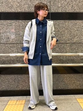 「FREAK'S STORE（フリークスストア）のアイテム（その他パンツ）」を使った、FREAK'S STORE HEAD OFFICE WOMENさん（レディース・165cm）の秋コーディネート