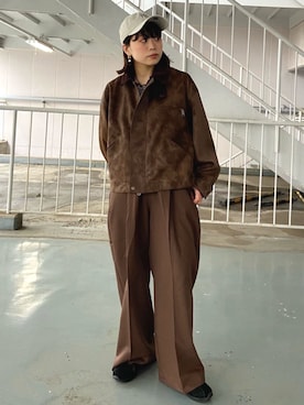 「FREAK'S STORE（フリークスストア）のアイテム（ブルゾン）」を使った、FREAK'S STORE HEAD OFFICE WOMENさん（レディース・156cm）の秋コーディネート