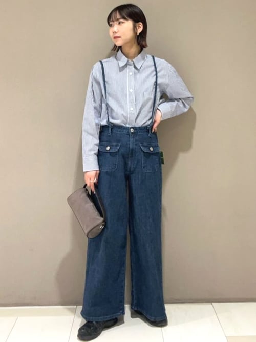 SOMETHING × FREAK'S STORE/サムシング 別注MARINE BAGGY SALOPETTE