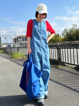 「FREAK'S STORE（フリークスストア）のアイテム（バッグ）」を使った、FREAK'S STORE HEAD OFFICE WOMENさん（レディース・151cm）の春コーディネート